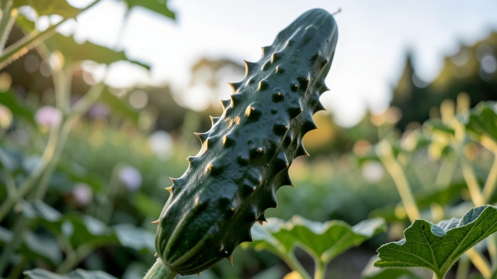 Spiky Cucumber with Thorny Skin