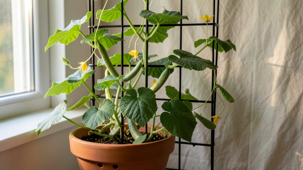 Can You Grow Cucumbers Indoors: Compact Varieties and Light Requirements