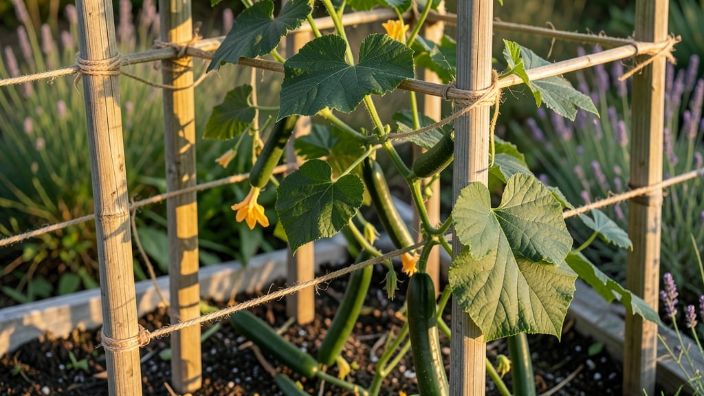 How to Make Cucumbers Climb: Trellis Secrets for Space-Saving Harvests