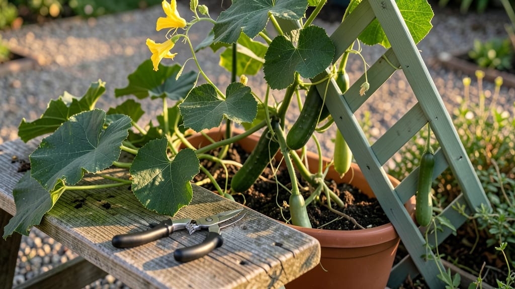 How To Trim Cucumbers: Pruning Secrets for Bushier Vines and Bigger Harvests