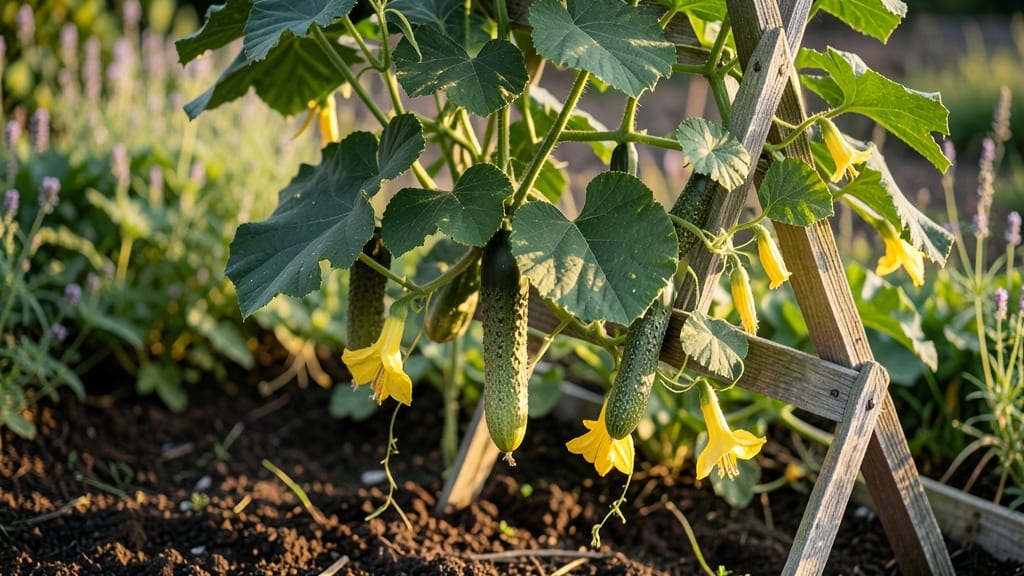 True Lemon Cucumber Growing Guide: Pole-Trained Abundance in 55 Days