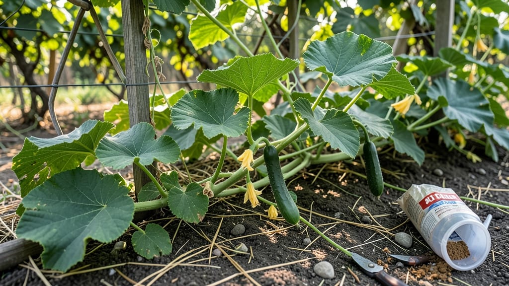 Cucumber Plant Stem Split: Reinforce Splits Naturally With This Eggshell Trick