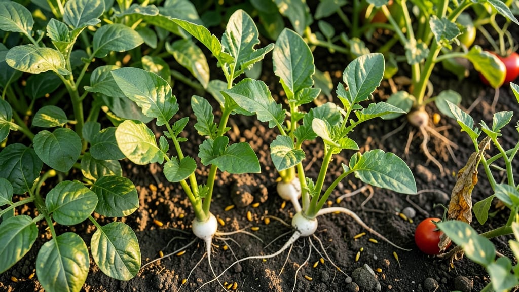Radishes As Trap Crops