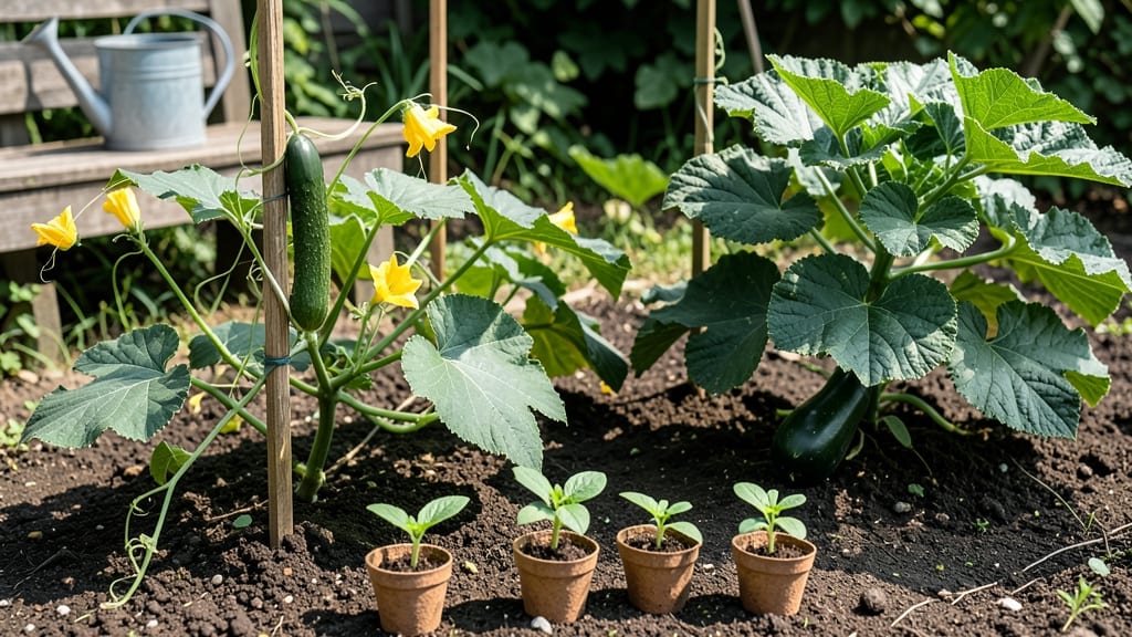 How Far Apart to Plant Zucchini and Cucumbers: Spacing Rules for Bush vs Vining Growth