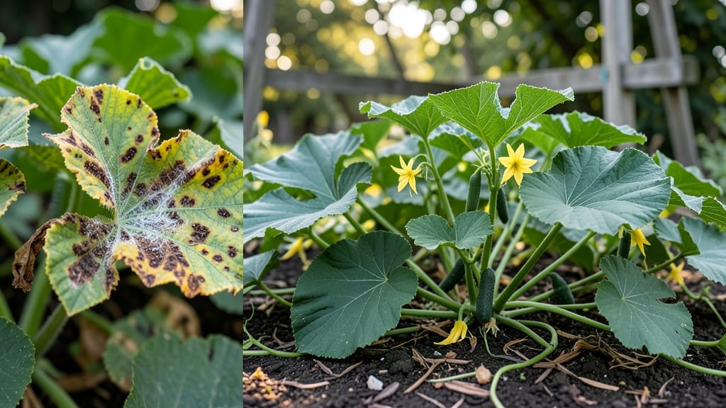 Cucumber Plant Diseases Images: Visual Guide to Spotting and Stopping Common Fungal Blights