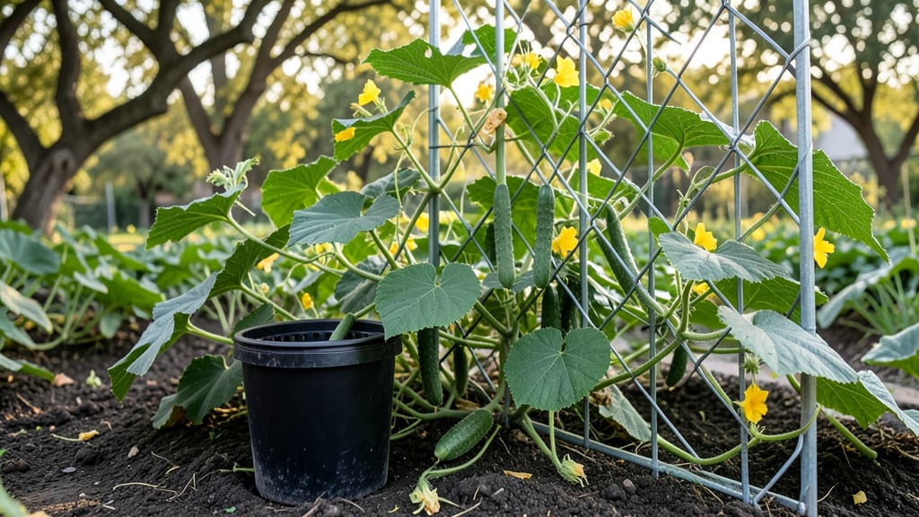 Cucumbers In Containers: Vertical Growing Hacks for Compact Gardens