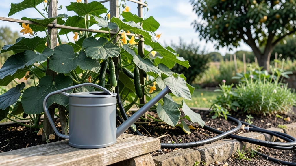 How Much Water Should a Cucumber Plant Get: Daily Needs by Growth Stage