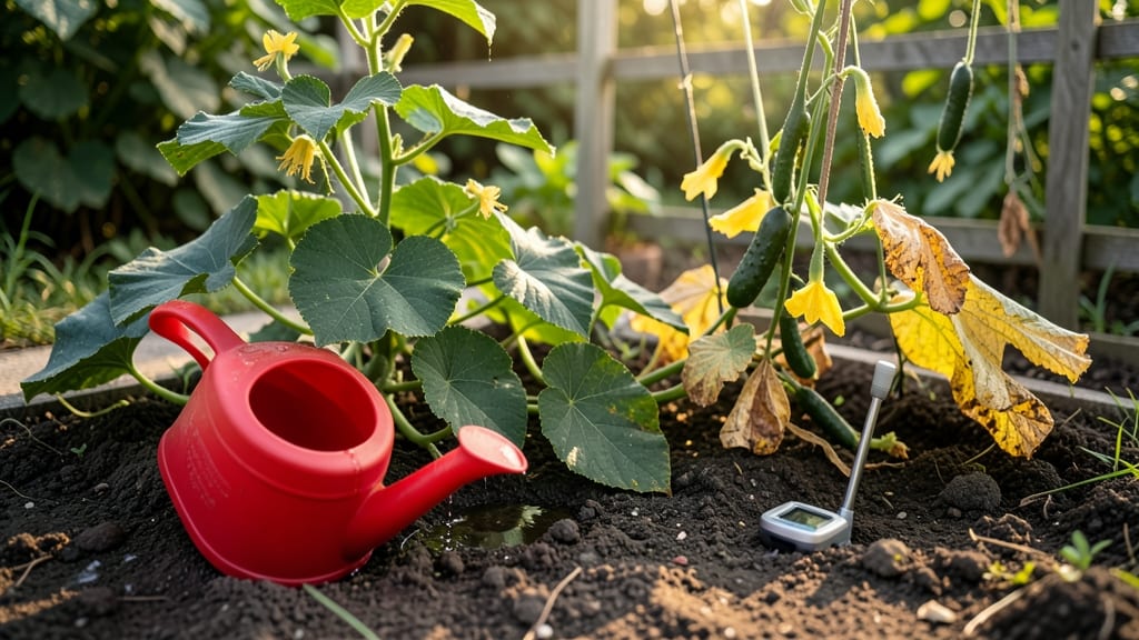 Overwatered vs Underwatered Cucumber Plants: Leaf Cues That Save Your Harvest