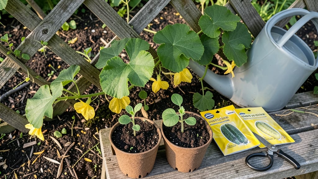 Yellow Cucumber Seeds: Seedless Crunch in 55 Days