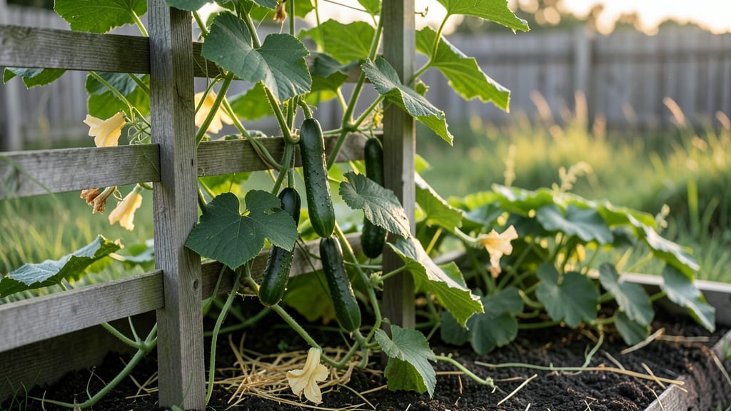 How High Should a Cucumber Trellis Be: Ideal Height for Maximum Vine Support