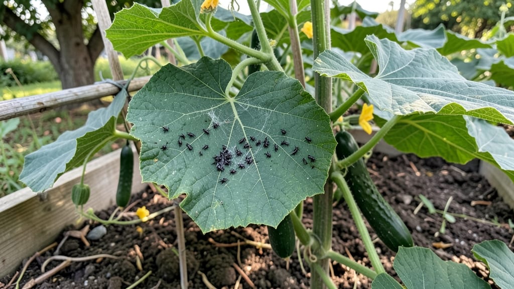 Little Black Dots on Cucumber Plants: Aphid Infestation Fix in 3 Steps