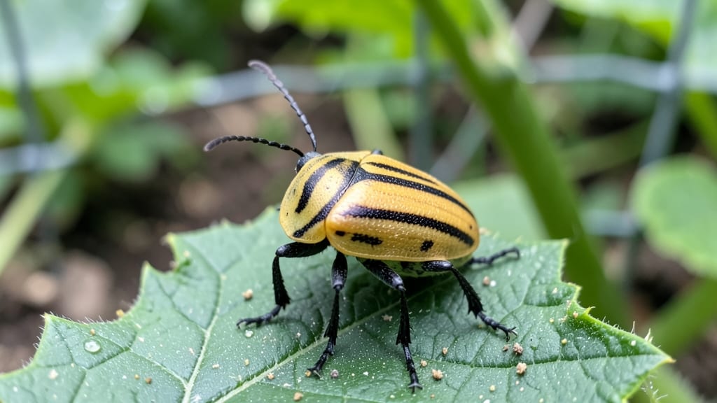 Striped Cucumber Beetle Control: Organic Barrier Tricks That Actually Work