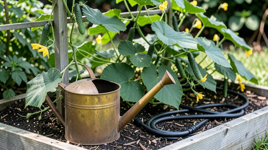 Do Cucumbers Need a Lot of Water: Overwatering Risks vs Ideal Moisture Guide