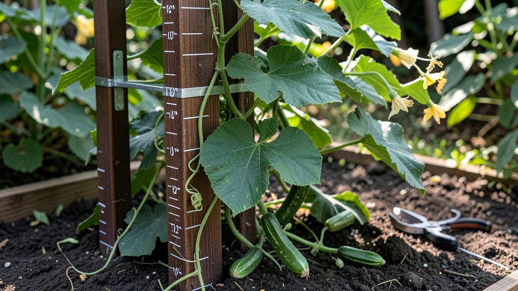 How Tall Should a Cucumber Trellis Be: 6-Foot Height Rule for Bushy Vines