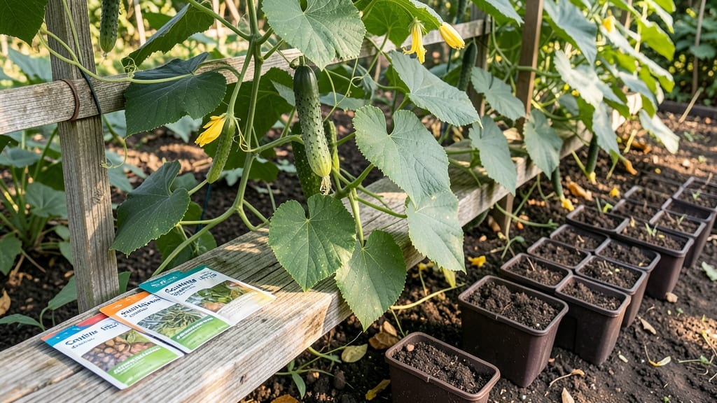 Corinto Cucumber Seeds: Bushy Vines and Crunchy Harvests in 55 Days *(rejectedSubtitle Match)*