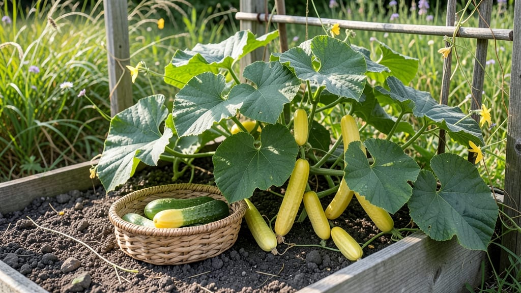 Small Yellow Cucumbers Growing Guide: Fast-Germinating Variety Thrives in Containers