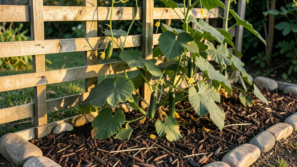 Vining Cucumbers Trellis: Space-Saving Support for Bushy Harvests