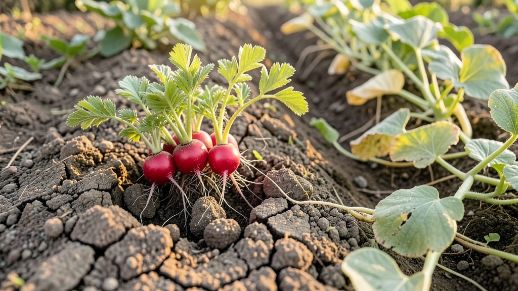 Radishes Repel Cucumber Beetles and Improve Soil Structure