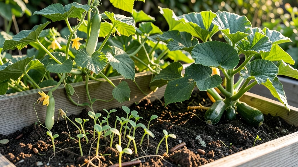 Can You Plant Cucumbers With Zucchini: Companion Benefits and Planting Tips