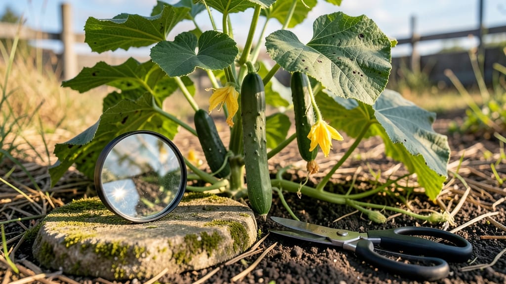 Black Spots On Cucumbers: Fungal Blight Fix With Natural Sprays