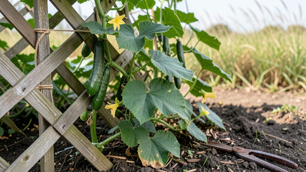 How to Support Cucumber Plants: Trellis Secrets for Bushy Growth and Pest-Free Harvests