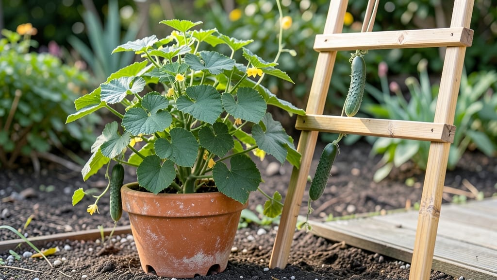 Bush Cucumbers in Pots: Compact Harvests in Small Spaces