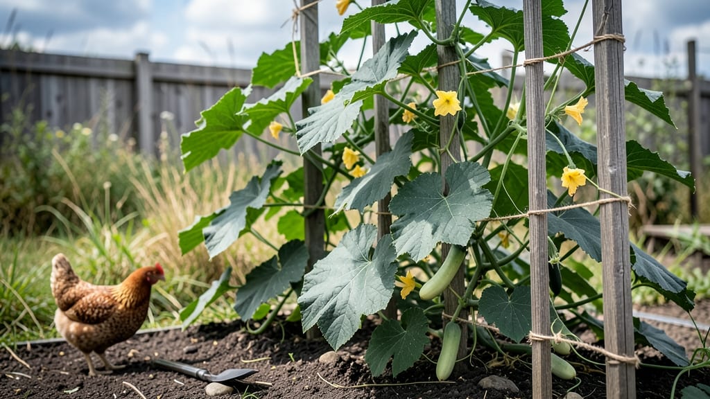 Can Chickens Eat Cucumber Vines: Safe Feeding Guide and Potential Risks