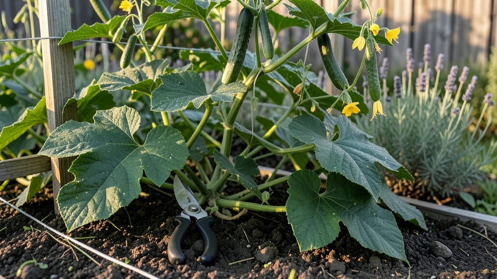 Pinching Out Cucumbers: Bushier Vines and Bigger Harvests in Days