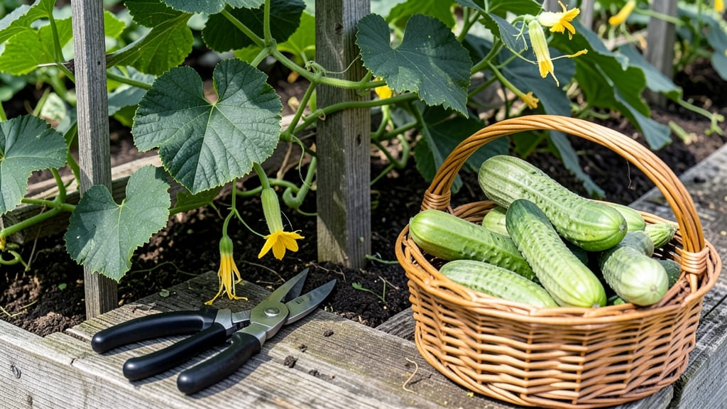 County Fair Cucumbers Growing Guide: Pole-Trained Abundance in 55 Days