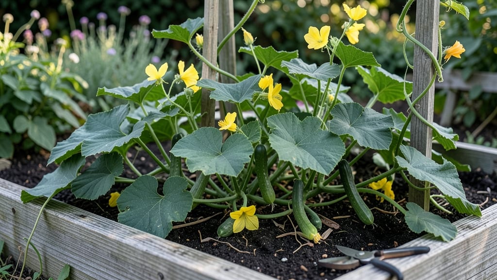 Watermelon Cucumber Plant: Trellis-Friendly Duo for Vertical Space Savings