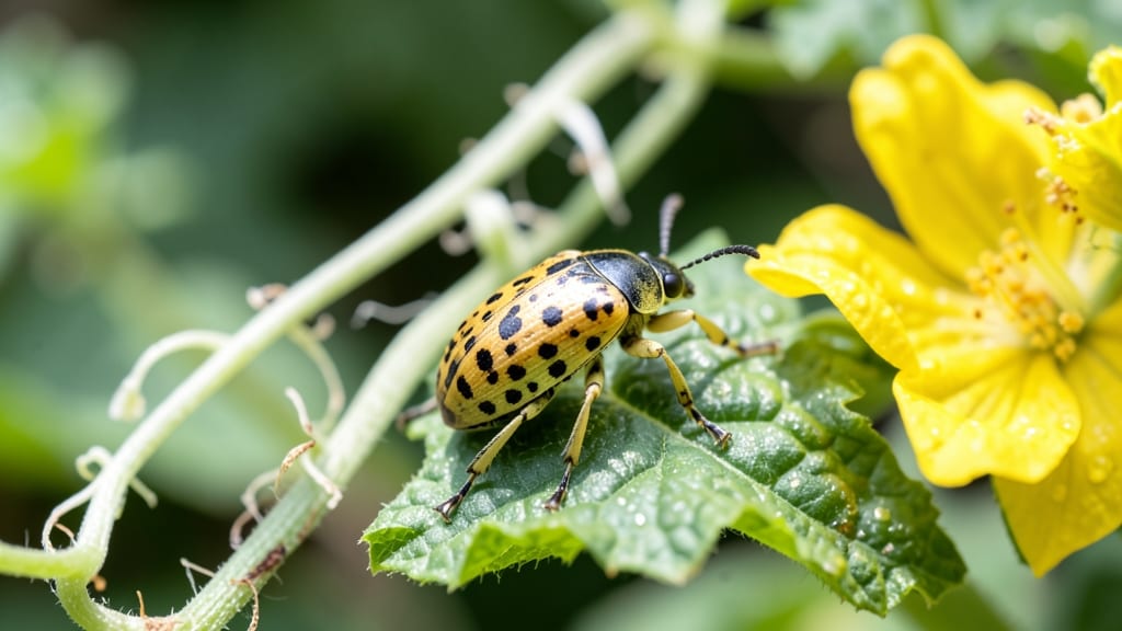 Spotted Cucumber Beetle Control: Neem Oil and Row Covers Combo