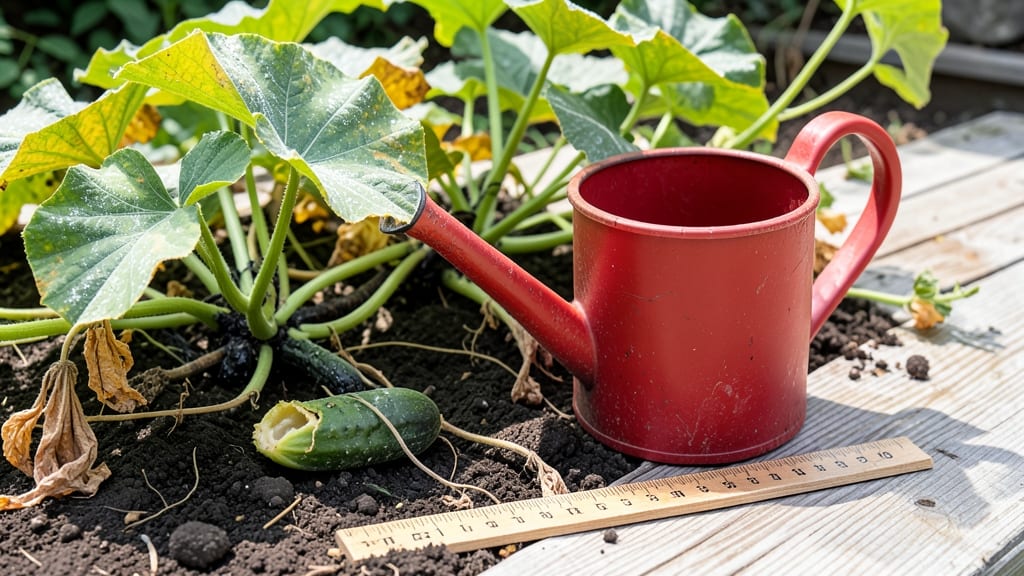 What Do Overwatered Cucumber Plants Look Like: Yellowing Leaves and Mushy Roots Revealed