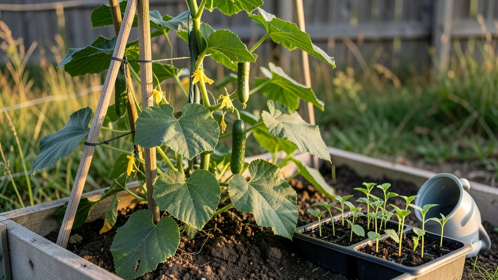 How to Plant Cucumber Plants in Garden: Trellis-Friendly Tips for Bushy Vines