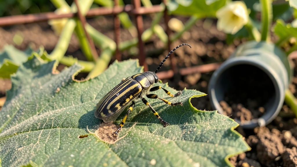Cucumber Beetle Bite: Neem Oil Spray for Immediate Pest Control
